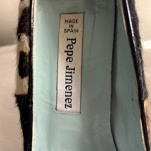 PRE-OWNED PEPE JIMENEZ PONY HAIR SHOES WOMAN SIZE 8 1/2 - Picture 9 of 9